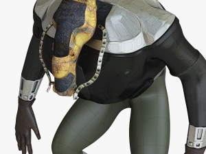 Mutant character Modelo 3D