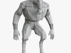 Mutant character Modelo 3D