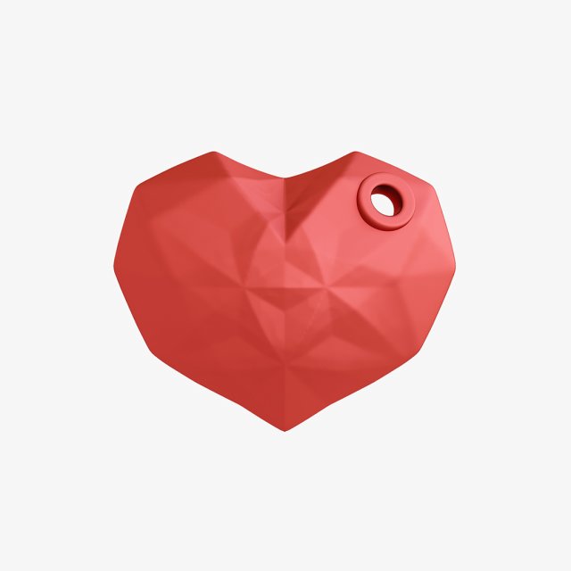 Keychain heart 3D 打印模型 .c4d .max .obj .3ds .fbx .stl .blend 