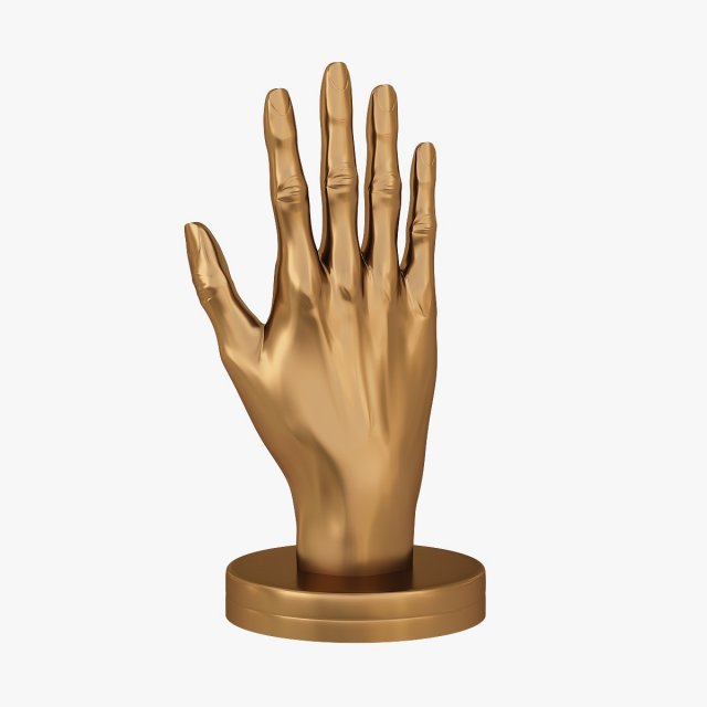 Hand shape 3D 打印模型 .c4d .max .obj .3ds .fbx .stl .blend 