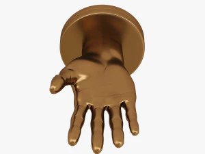 Hand shape 3D Print Model