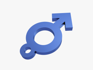 mars symbol trinket 3D प्रिंट मॉडल