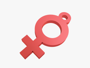 venus symbol trinket Modello di stampa 3D