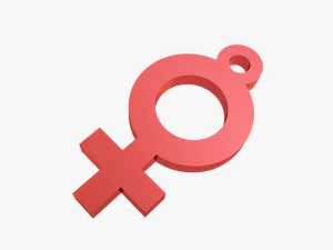 ven&uuml;s sembol&uuml; biblo 3D Baskı Modeli