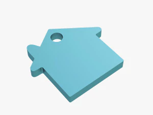 ev anahtarlık 3D Baskı Modeli