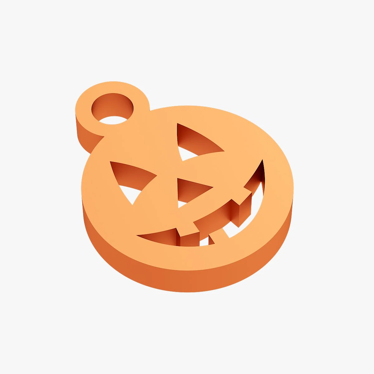smile keychain 3D Print Model .c4d .max .obj .3ds .fbx .stl .blend