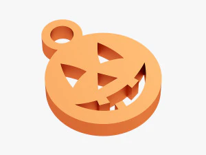 chaveiro sorriso Modelo de Impressão 3D