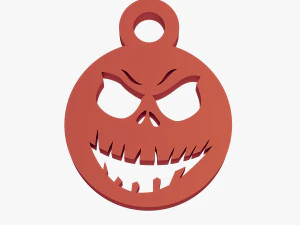 wicked smile keychain 3D Print Model