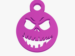 wicked smile keychain 3D Print Model