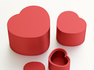 Heart Magnets (Updated) by GeekToybox, Download free STL model