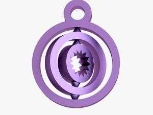 Masonic sun symbol Model Cetak 3D