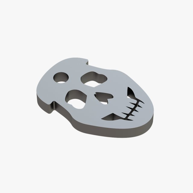strange face keychain 3D 프린트 모델 .c4d .max .obj .3ds .fbx .stl .blend 