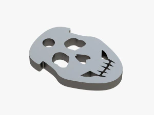 portachiavi con faccia strana Modello di stampa 3D