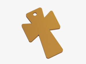 cross pendant Modelo 3D