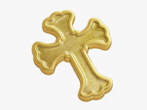 golden cross Modelo 3D