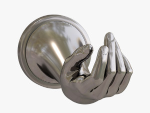 Hand shaped hanger 3D Model
