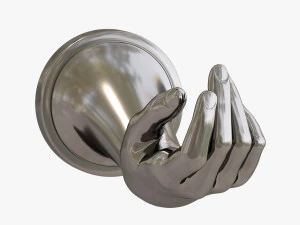 Handgeformter Kleiderbügel 3D Modell