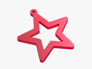 earrings star 3D Print Model