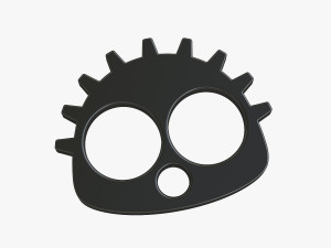 Shaggy brass knuckles 3D Print Model