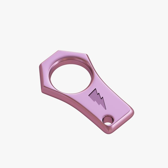 Finger brass knuckles 3D प्रिंट मॉडल .c4d .max .obj .3ds .fbx .stl .blend 