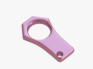 Finger brass knuckles 3D Print Model