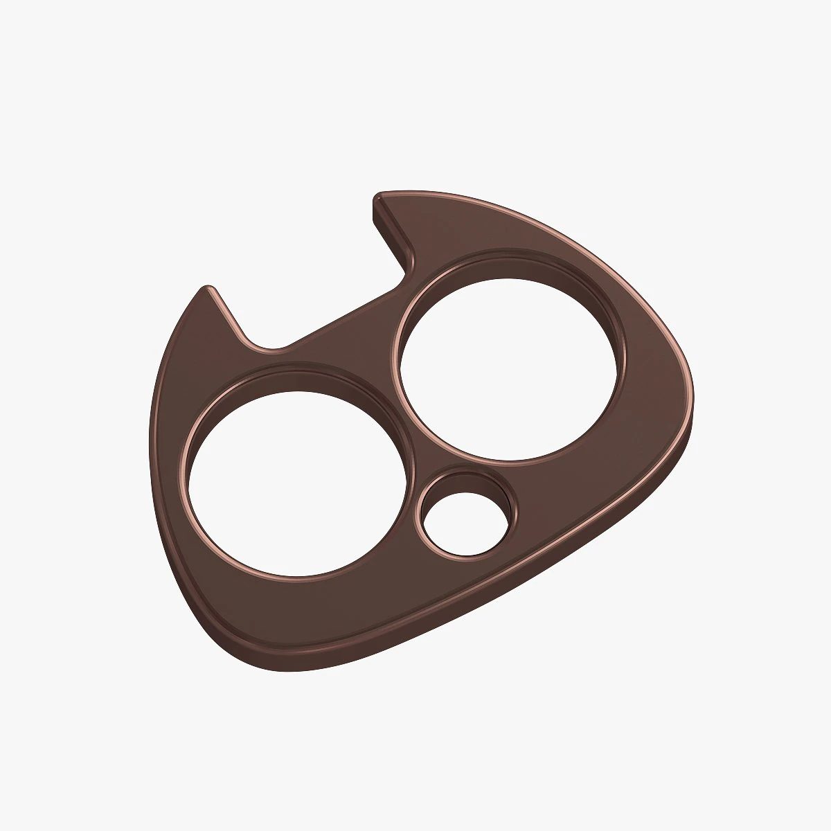 Brass knuckles surprised owl 3D Print Model .c4d .max .obj .3ds .fbx .stl .blend 