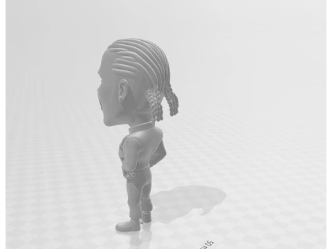 Lewis hamilton cartoon figures 3D Print Model
