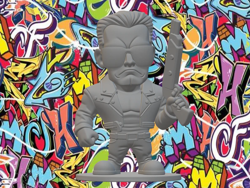 Terminator 3D Print Model .c4d .max .obj .3ds .fbx .stl .blend