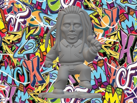 Bob marley 3D प्रिंट मॉडल
