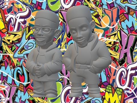 DJ Jazzy Jeff the Fresh Prince 3D Print Model
