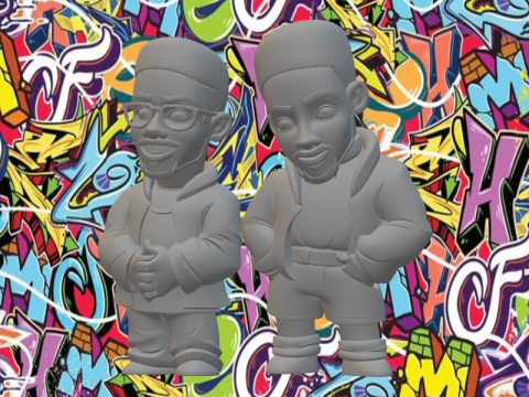 DJ Jazzy Jeff il principe fresco Modello di stampa 3D