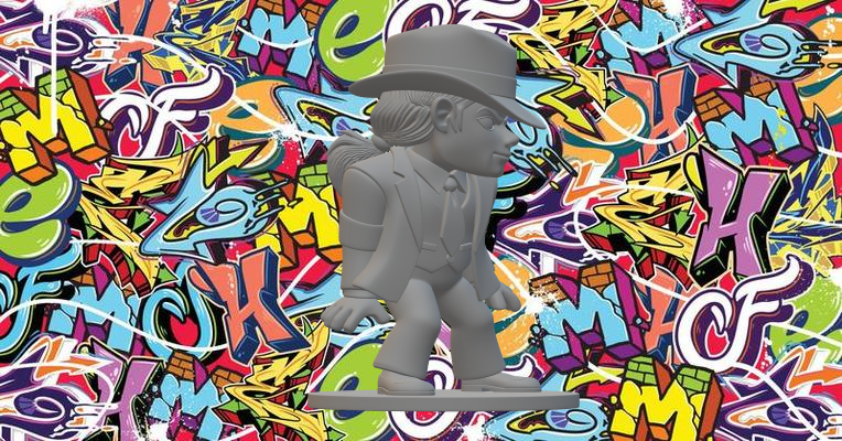 Michael Jackson: il criminale liscio Modello di stampa 3D .c4d .max .obj .3ds .fbx .stl .blend