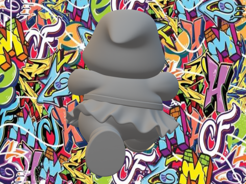 Schreeuw 3D printmodel