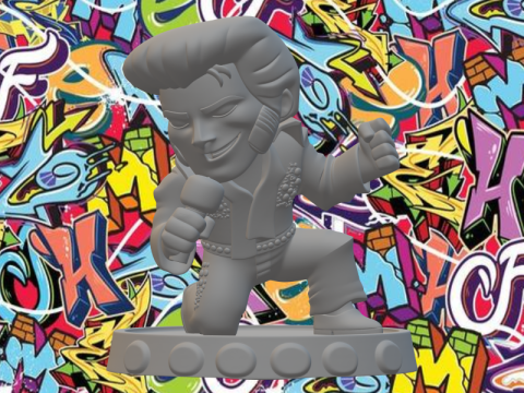 Elvis 3D Druckmodell