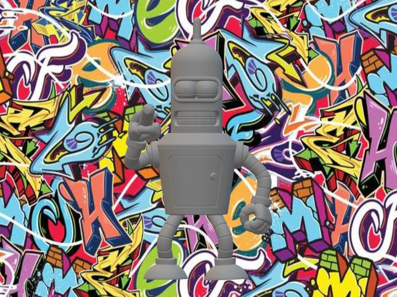 Bender 3D Print Model .c4d .max .obj .3ds .fbx .stl .blend 
