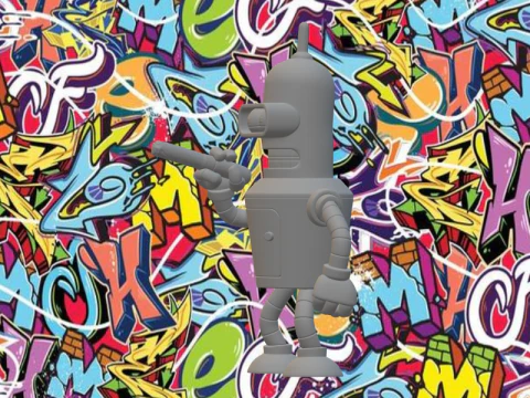 Bender 3D Print Model