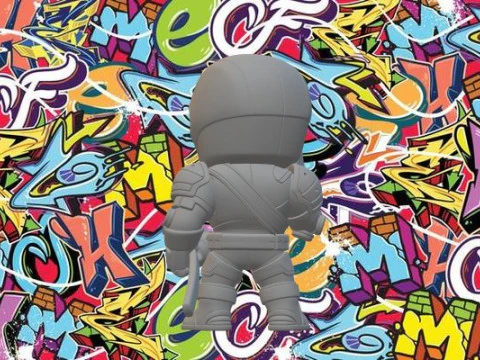 デスストローク 3Dプリントモデル