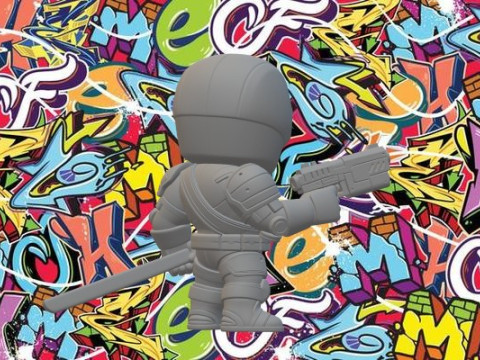 Смертельный удар 3D Принт Модель