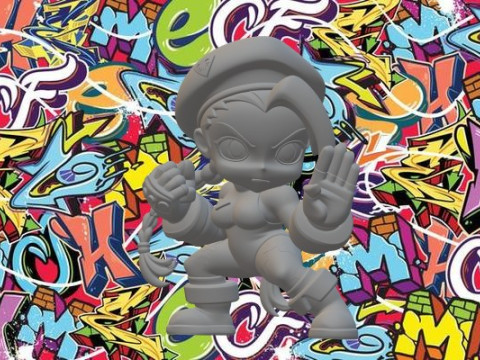 CAMMY STRAATVECHTER 3D printmodel