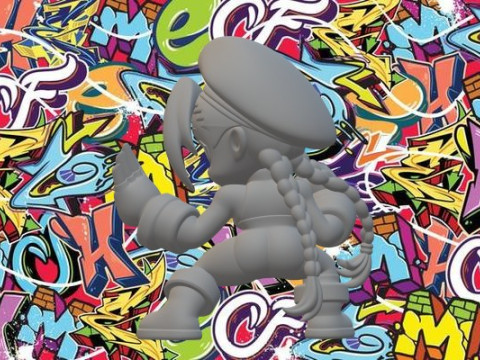 CAMMY SOKAK SAVAŞÇISI 3D Baskı Modeli