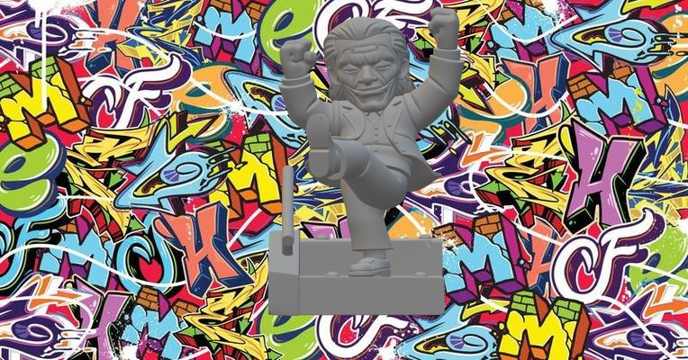 Palhaço Modelo de Impressão 3D .c4d .max .obj .3ds .fbx .stl .blend