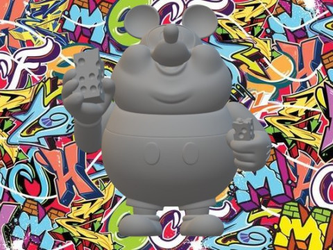 Dikke mickey 3D printmodel