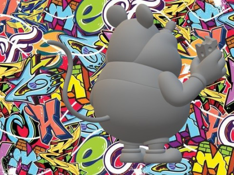 胖米奇 3D 打印模型