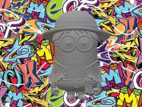 Minion uit één stuk 3D printmodel