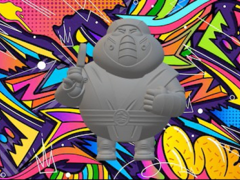 Onder nul vet 3D printmodel