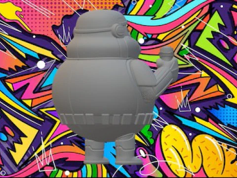 ファットトルーパー 3Dプリントモデル