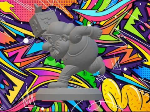 viejo mario Modelo de impresión 3D