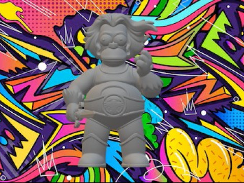 Homer aslanmer 3D Baskı Modeli