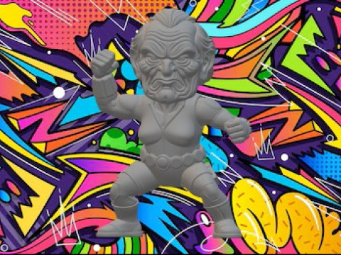 Yaşlı Kara Dul 3D Baskı Modeli