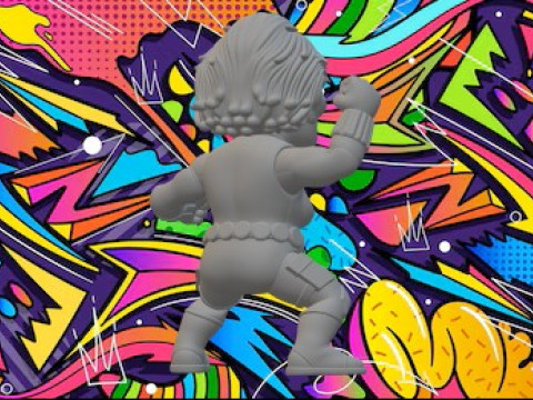 Viúva Negra Velha Modelo de Impressão 3D